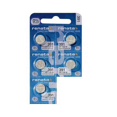 5x Renata SR1120W SR55 391 Silberoxid Batterie 1,55 V