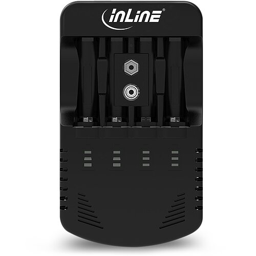 Inline® Stecker Ladegerät NiCd+NiMH AA und AAA
