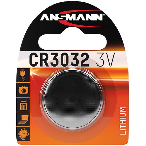 Ansmann CR3032 Lithium Knopfzelle 1er Blister Ansmann CR3032 Lithium Knopfzelle 1er Blister