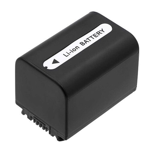 Videoakku LiIon 7,4V 1300mAh ersetzt Sony HDR-UX9E Videoakku LiIon 7,4V 1300mAh ersetzt Sony HDR-UX9E