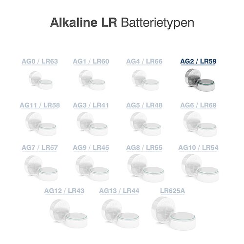 100x Camelion AG2 LR59 LR726 396 1.5V Alkaline Knopfzelle