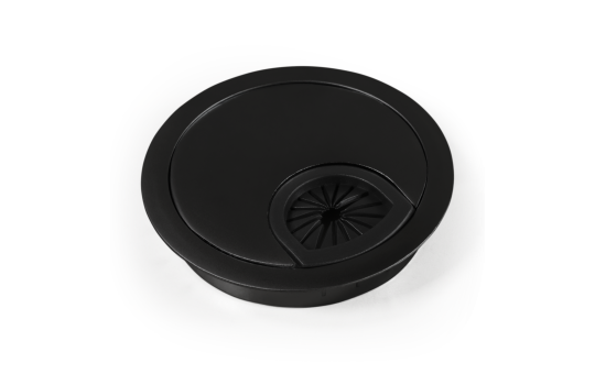 Kabeldurchführung McPower ''WB-02'' aus Metall, schwarz, Ø70mm Kabeldurchführung McPower ''WB-02'' aus Metall, schwarz, Ø70mm