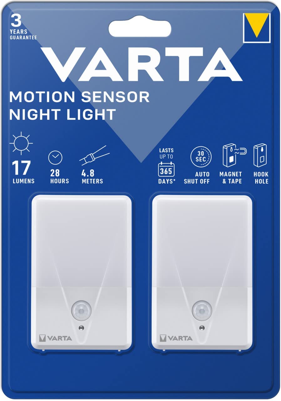 Varta Nachtlicht Motion Sensor 16624 Twin Pack - exkl. Batterien