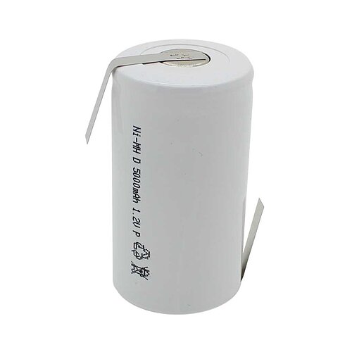 BP D5000 NiMH-Akku 5000mAh Mono mit Lötfahnen Z-Form BP D5000 NiMH-Akku 5000mAh Mono mit Lötfahnen Z-Form