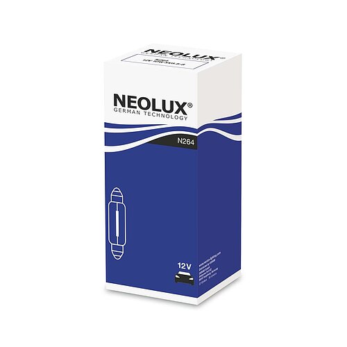 10W 12V SV8,5 - 8 43mm Soffitte Lang 1 St. NEOLUX