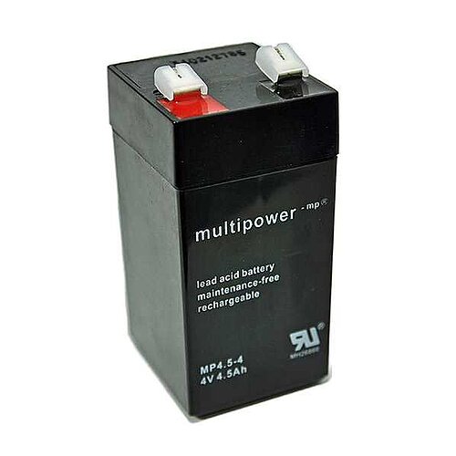 Multipower MP4.5-4 AGM 4 V 4,5 Ah - 4,8mm Faston