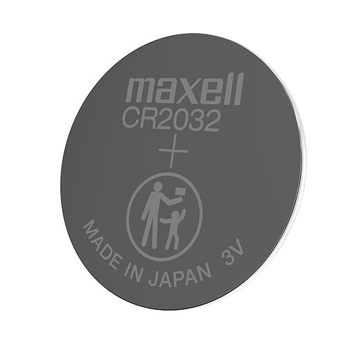 Maxell CR2032 Lithium Knopfzelle 3V - 1 Batterie aus