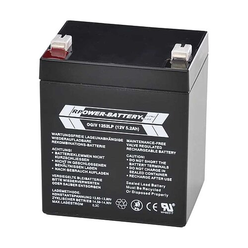 RPower OGiV1252LP 12V 5,2Ah Longlife RPower OGiV1252LP 12V 5,2Ah Longlife