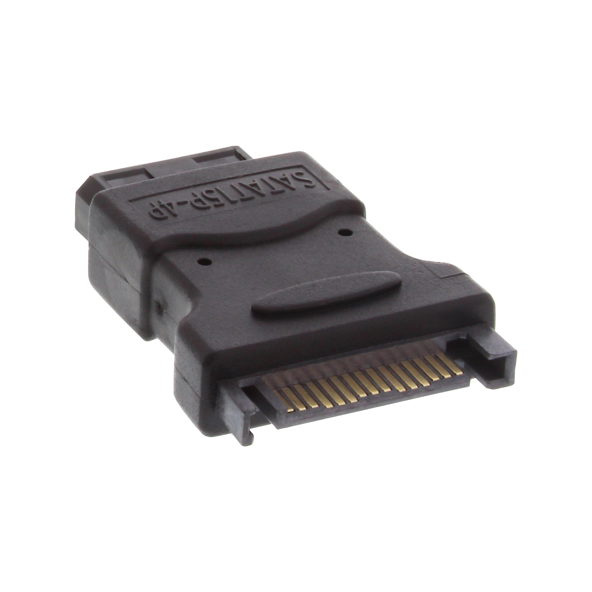 Inline® SATA Stromadapter, 1x 13,34cm (5,25") Stecker an 15pol SATA Buchse