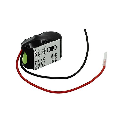 Akkupack NiMH 2,4V 250mAh F1x2 GP25AAH mit 100mm Kabel 0,25mm² Akkupack NiMH 2,4V 250mAh F1x2 GP25AAH mit 100mm Kabel 0,25mm²
