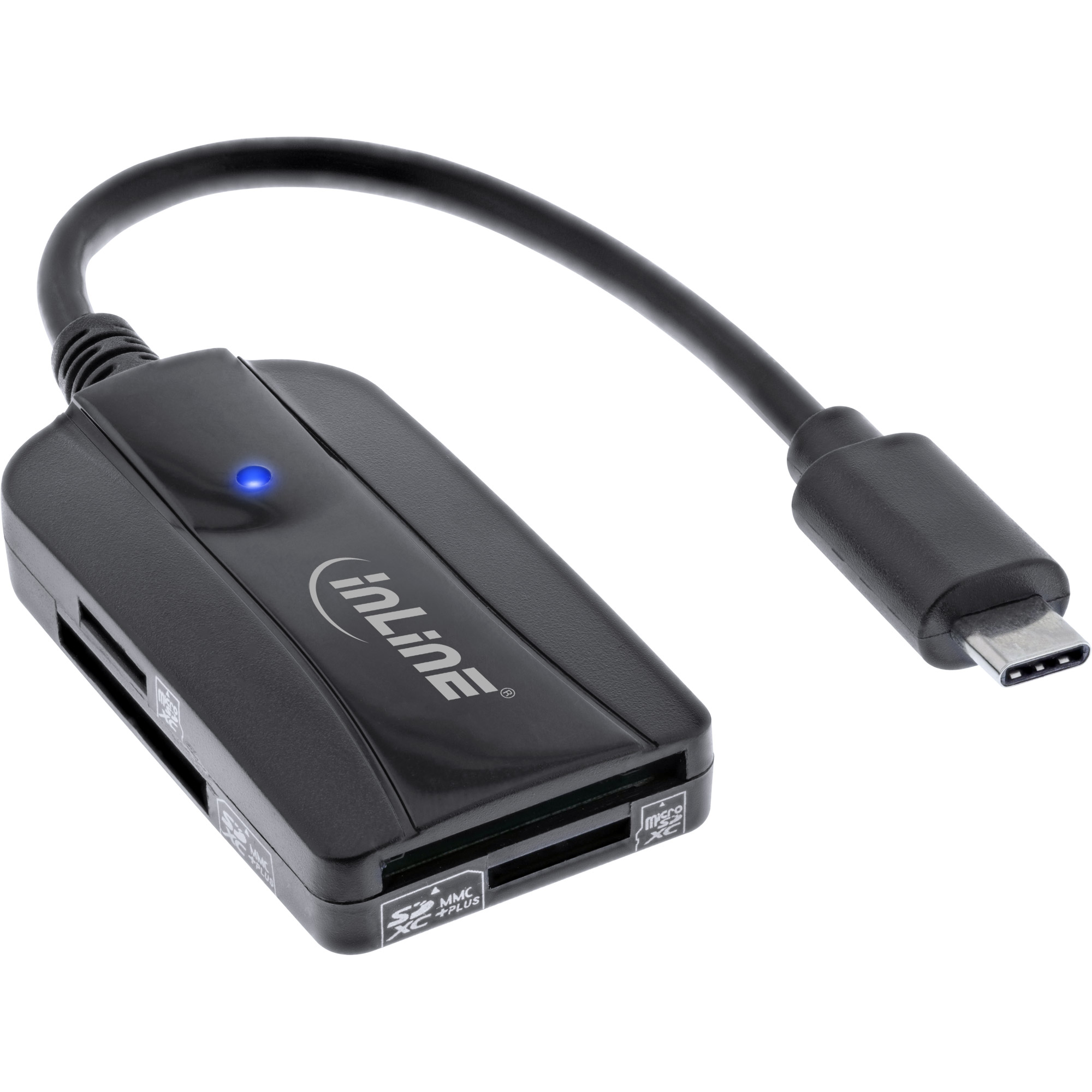 Inline® Card Reader USB 3.1 USB-C, für SD/SDHC/SDXC, microSD, UHS-II kompatibel Inline® Card Reader USB 3.1 USB-C, für SD/SDHC/SDXC, microSD, UHS-II kompatibel