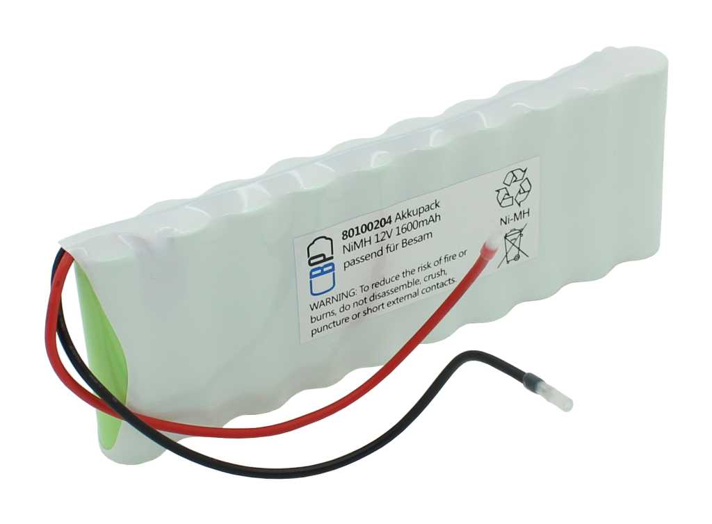 Akku für Türsteuerung NiMH 12V 1600mAh passend für Besam Akku für Türsteuerung NiMH 12V 1600mAh passend für Besam