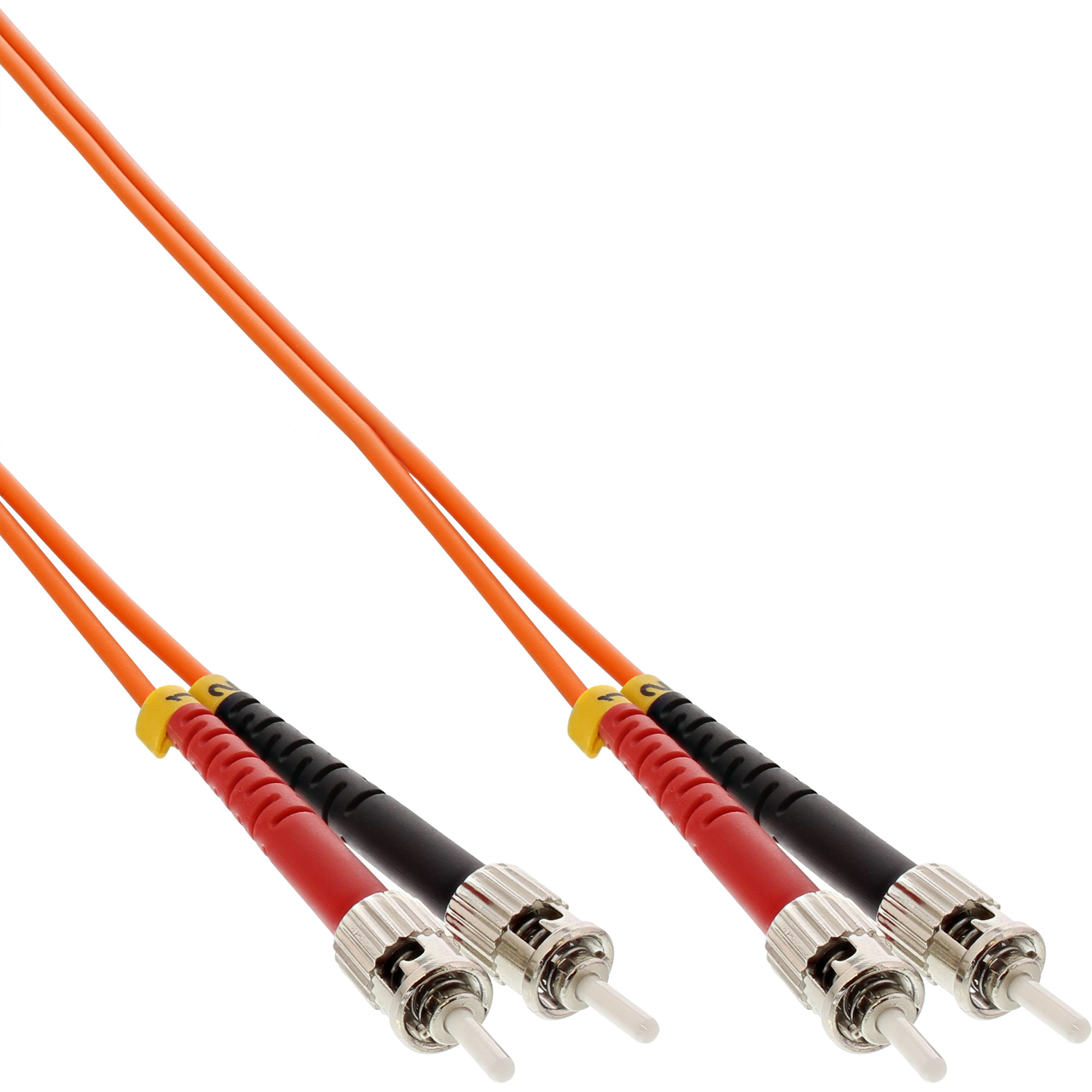 Inline® LWL Duplex Kabel, ST/ST, 50/125µm, OM2, 2m