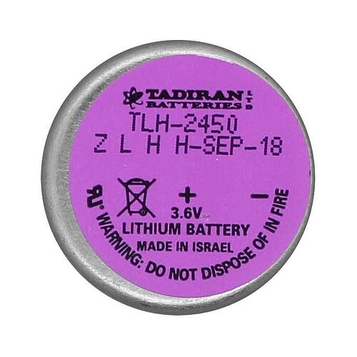 Tadiran Lithium TLH-2450/P 3,6V 1/10C 3,6V Tadiran Lithium TLH-2450/P 3,6V 1/10C 3,6V