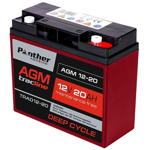 Panther tracline AGM Deep Cycle 12V 20Ah Panther tracline AGM Deep Cycle 12V 20Ah