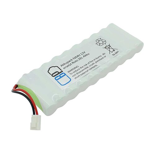Akkupack NiMH 12,0V 2000mAh F1x10 AA Sanyo Eneloop ersetzt Roto ZEL Akku 12 V/2.1Ah RT2 SF G2 Akkupack NiMH 12,0V 2000mAh F1x10 AA Sanyo Eneloop ersetzt Roto ZEL Akku 12 V/2.1Ah RT2 SF G2