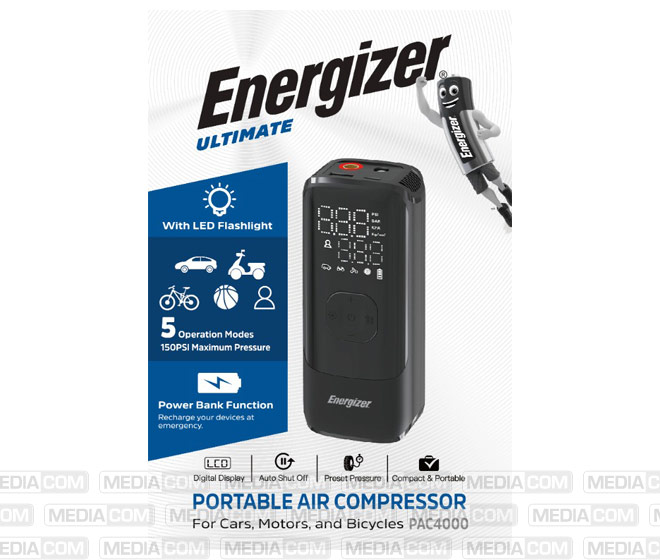 Akku Luftkompressor, PAC4000, 150 PSI, 2.000mAh