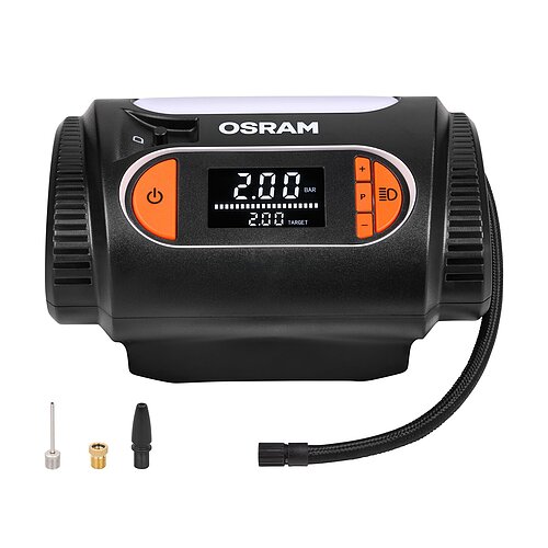 TYREinflate 2120 Schnelle Reifenpumpe mit Kabel 2 Jahre Garantie 1St. OSRAM
