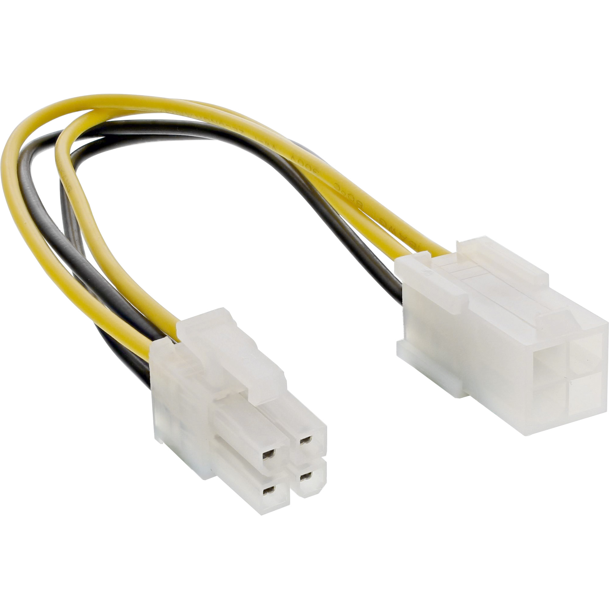 Inline® Strom VerLängerung intern, P4 4pol ST / BU, Netzteil zu Mainboard, 0,20m Inline® Strom VerLängerung intern, P4 4pol ST / BU, Netzteil zu Mainboard, 0,20m
