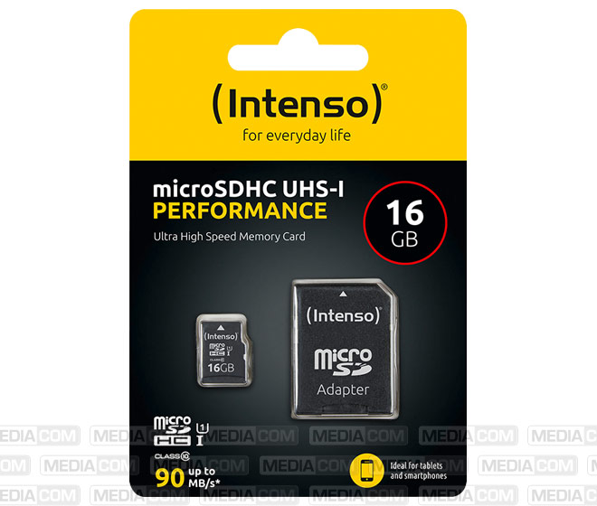 microSDHC Card 16GB, Performance, Class 10, U1 microSDHC Card 16GB, Performance, Class 10, U1