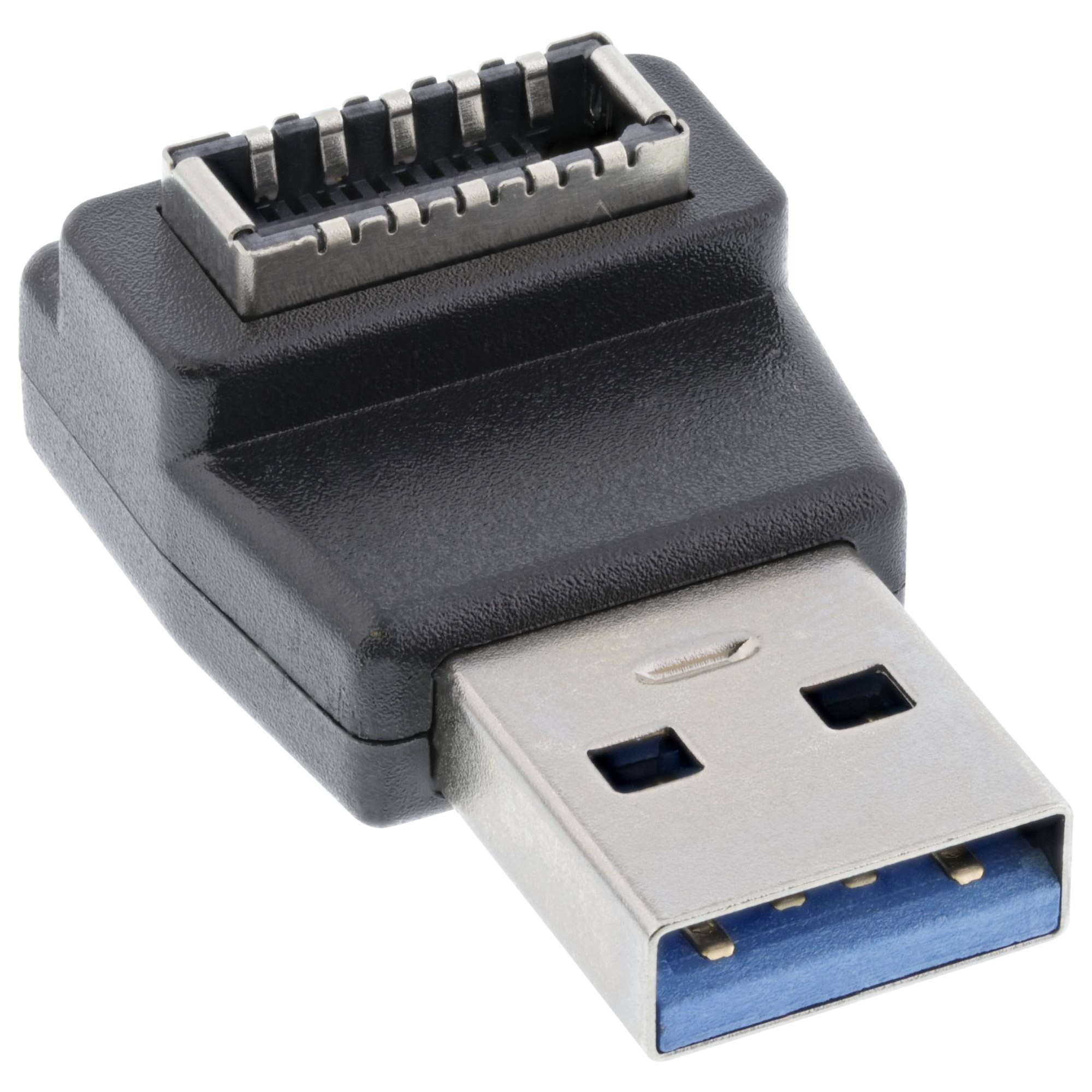 Inline® USB 3.2 Adapter, USB-A Stecker zu intern USB-E Frontpanel Buchse Inline® USB 3.2 Adapter, USB-A Stecker zu intern USB-E Frontpanel Buchse