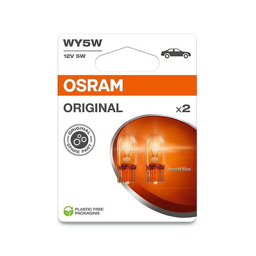 WY5W 12V 5W W2.1x9.5d 2st. Blister OSRAM