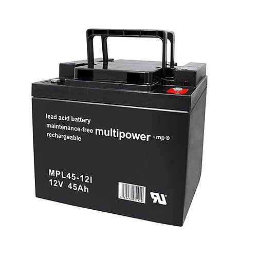 Multipower MPL45-12I AGM 12 V 45 Ah - M6 Schraubanschluss Multipower MPL45-12I AGM 12 V 45 Ah - M6 Schraubanschluss