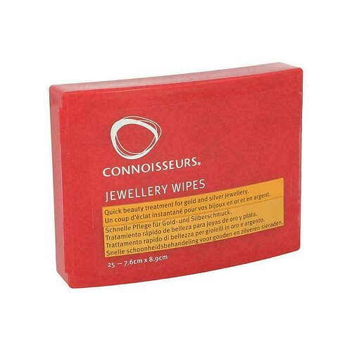 Connoisseurs Jewellery Tücher - geeignet für Silber, Gold, Platin, Diamanten & Edelseteine - 25 Tücher
