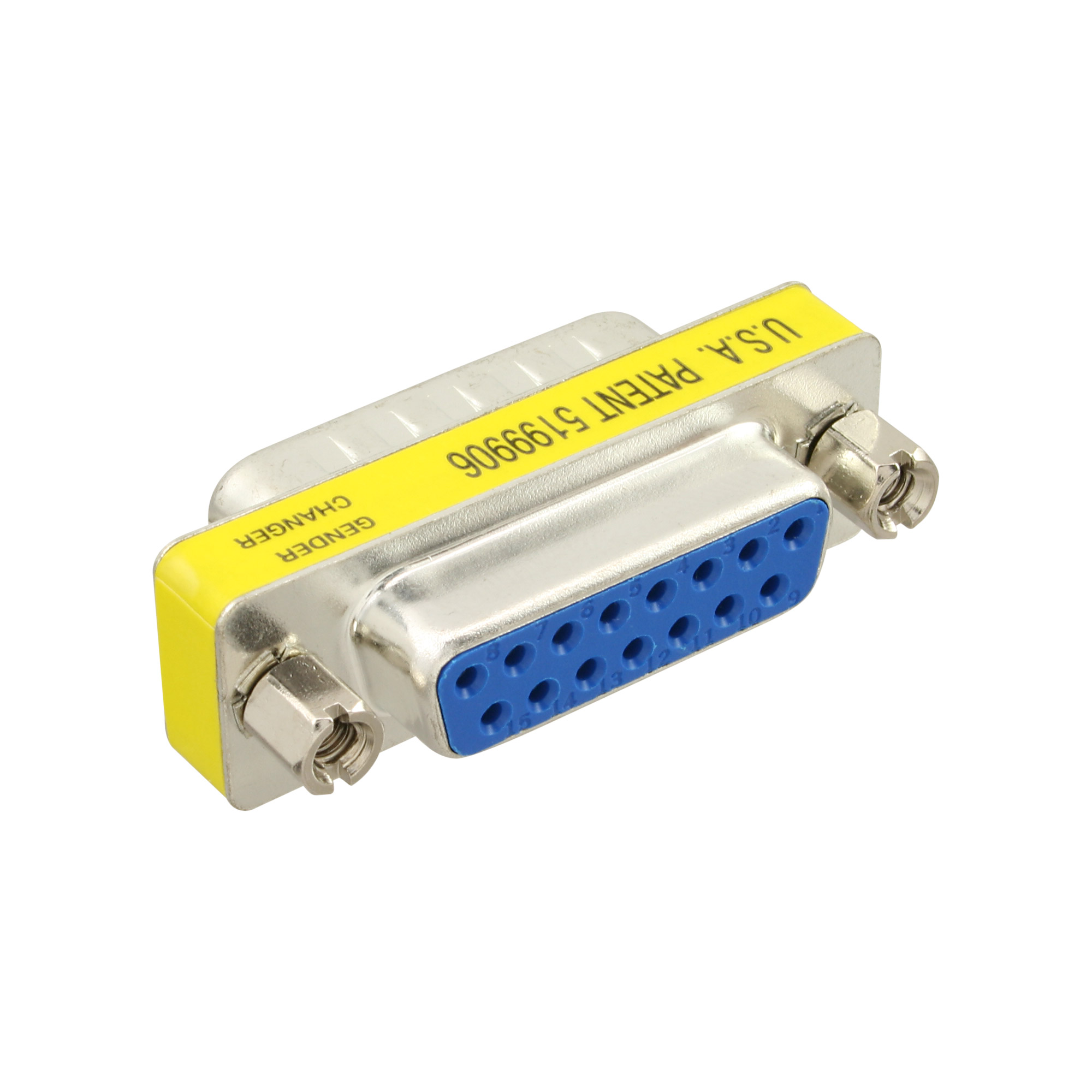 Inline® Mini-Gender-Changer, 15pol (Game), Stecker / Buchse Inline® Mini-Gender-Changer, 15pol (Game), Stecker / Buchse
