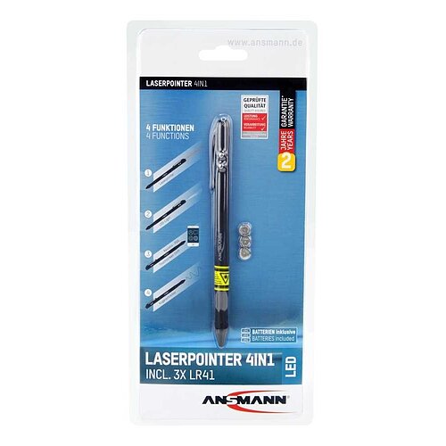Ansmann Laserpointer 4in1 1600-0269
