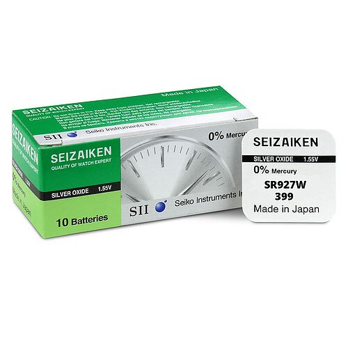 10x SR927W SR57 399 Silberoxid Batterie Seizaiken 1,55 V