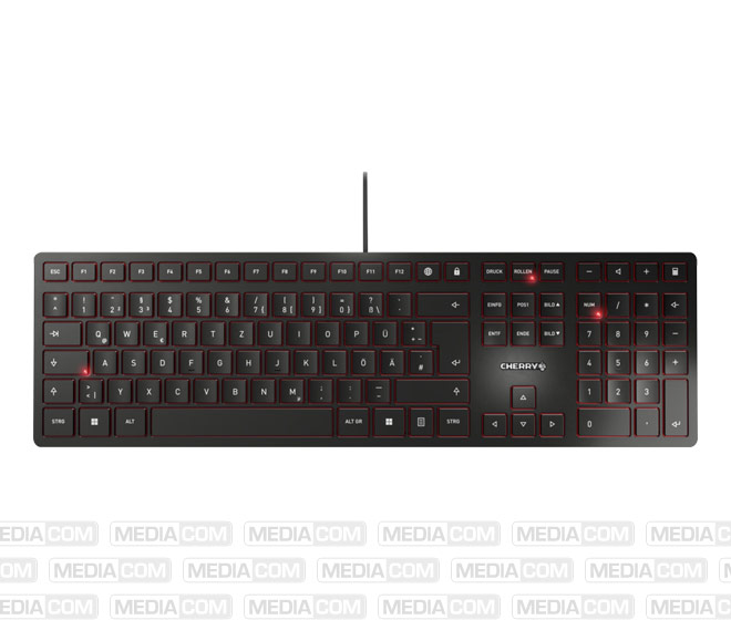 Tastatur KC 6000 Slim, USB, schwarz