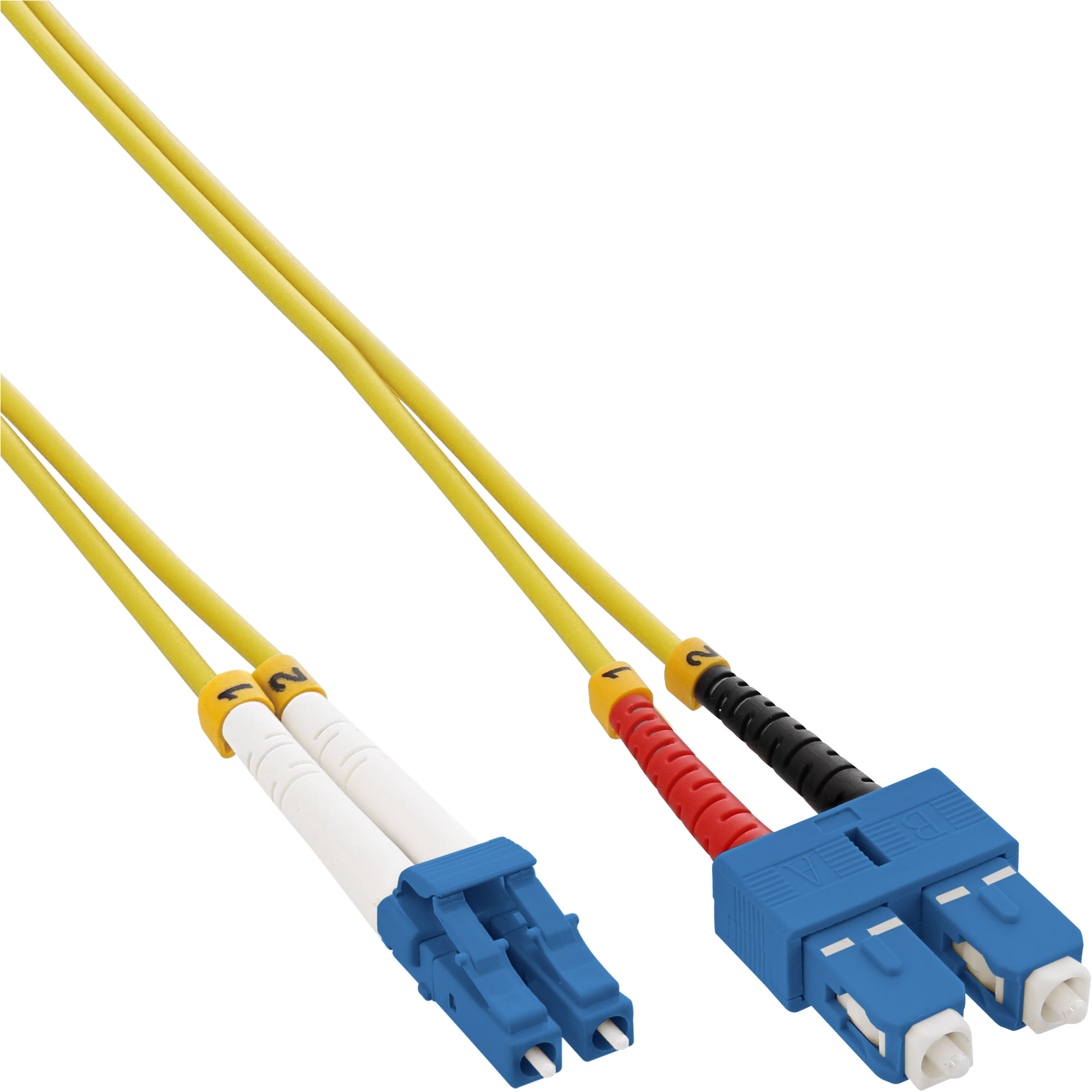 5m - InLine® LWL Duplex Kabel - LC/LC 9/125µm - OS2 -