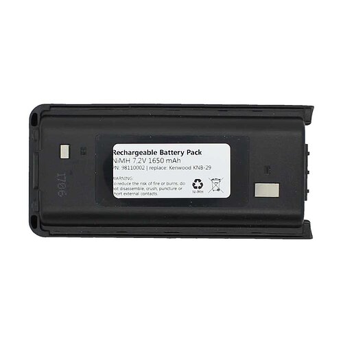 Funkakku NiMH 7,2V 1650mAh ersetzt Kenwood KNB-29, KNB-29N, KNB-30, KNB-30A, KNB-53, KNB-53N Funkakku NiMH 7,2V 1650mAh ersetzt Kenwood KNB-29, KNB-29N, KNB-30, KNB-30A, KNB-53, KNB-53N