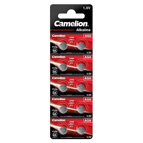100x Camelion AG6 LR69 LR921 371 1.5V Alkaline Knopfzelle