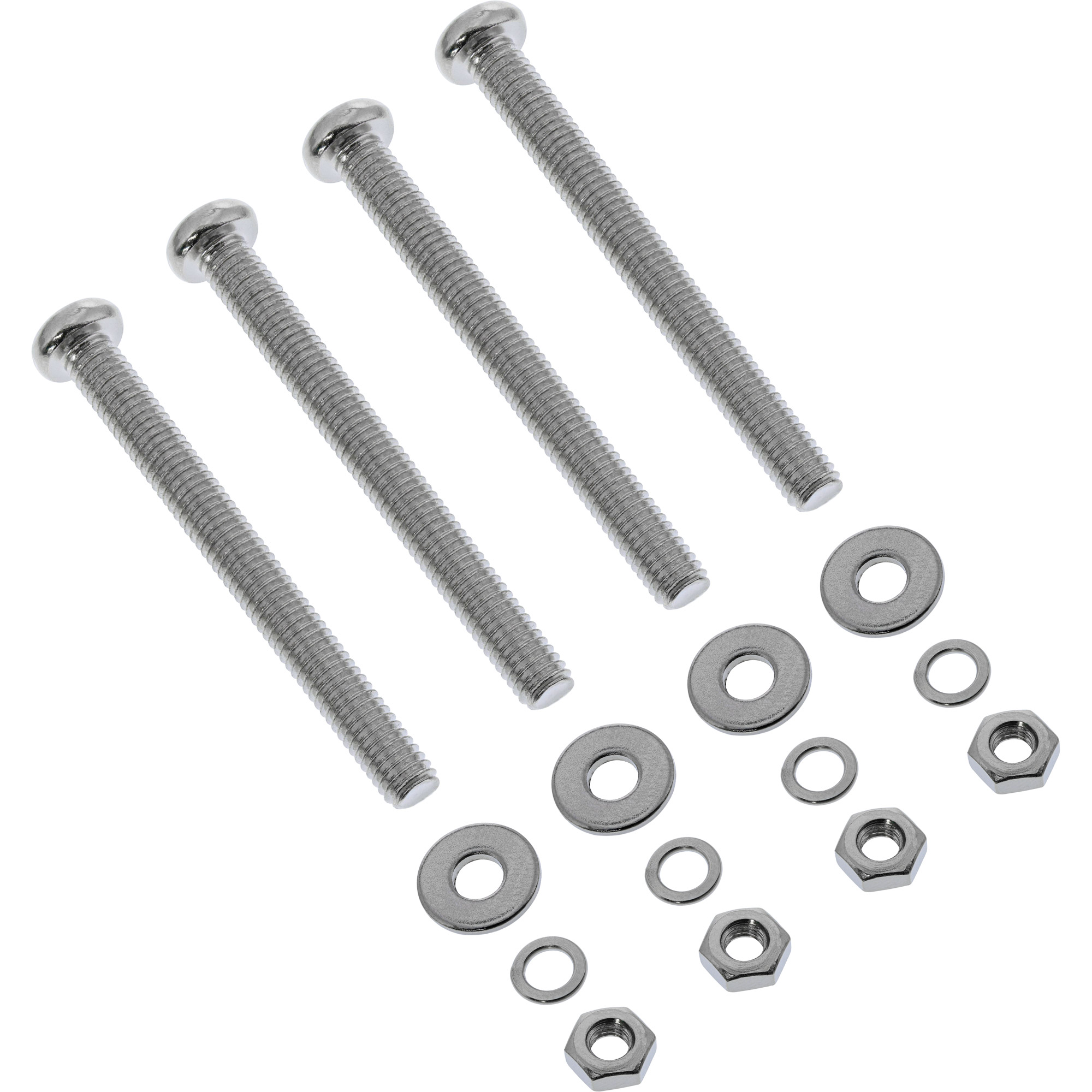 Inline® Lüfterschrauben Set, für 25mm Lüfter
