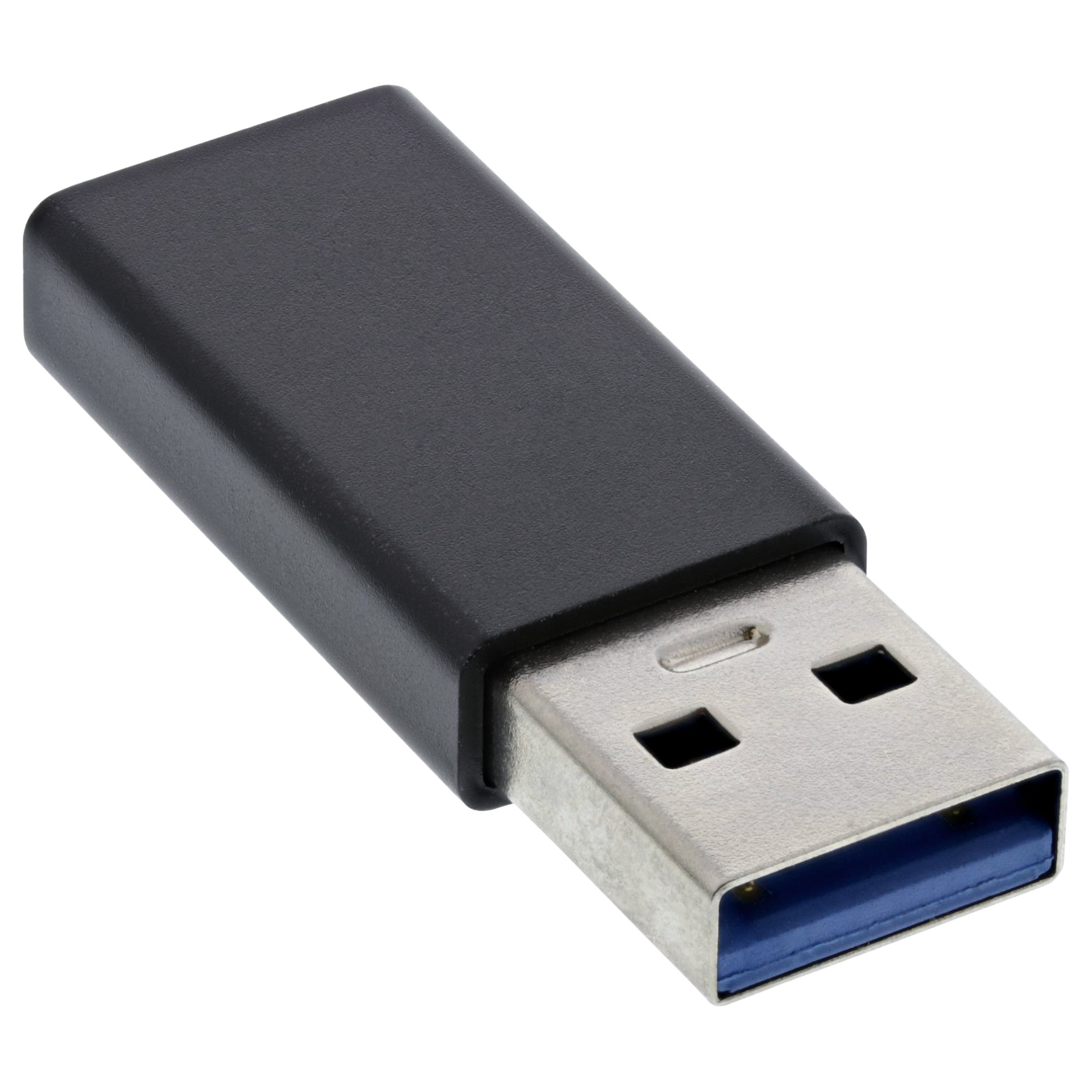 Inline® USB 3.2 Gen.2 Adapter, USB-A Stecker auf USB-C Buchse Inline® USB 3.2 Gen.2 Adapter, USB-A Stecker auf USB-C Buchse