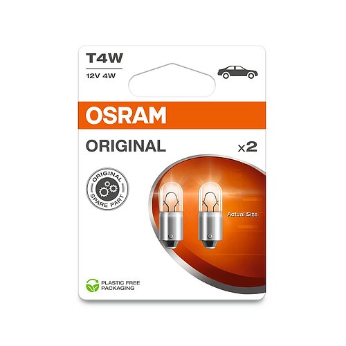 T4W 12V 4W BA9s 2st. Blister OSRAM