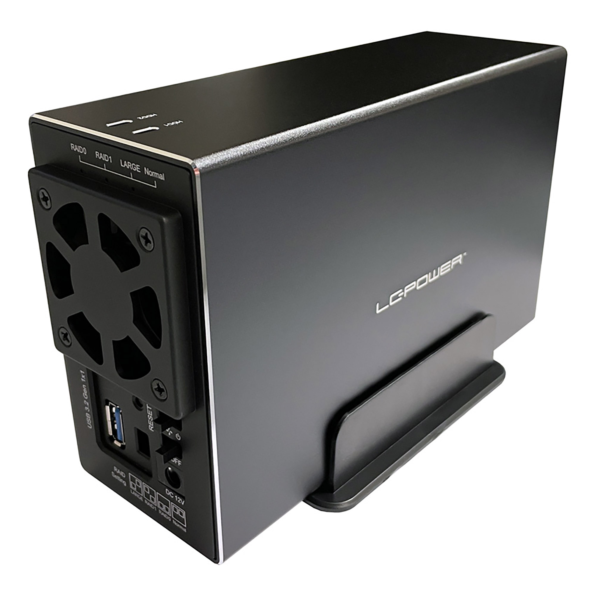 LC-Power LC-35U3-RAID-2, externes 2-fach 3,5"-SATA-Festplattengehäuse mit RAID LC-Power LC-35U3-RAID-2, externes 2-fach 3,5"-SATA-Festplattengehäuse mit RAID