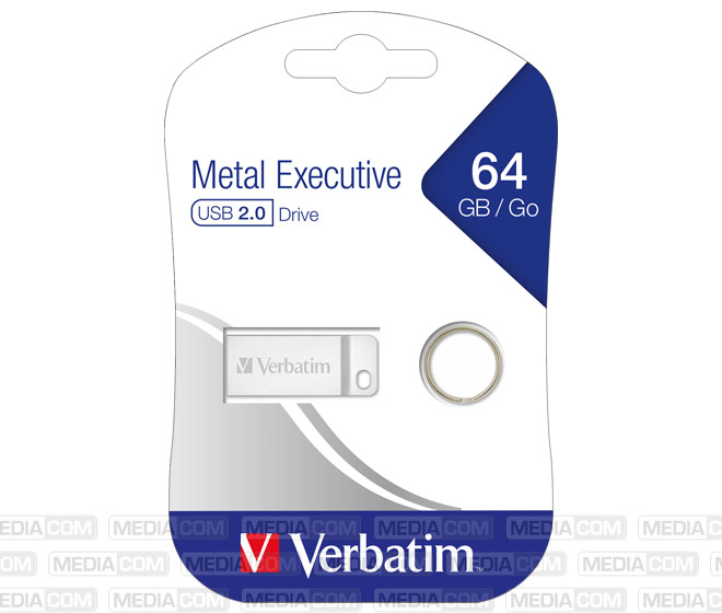 USB 2.0 Stick 64GB, Metal Executive, Silber USB 2.0 Stick 64GB, Metal Executive, Silber