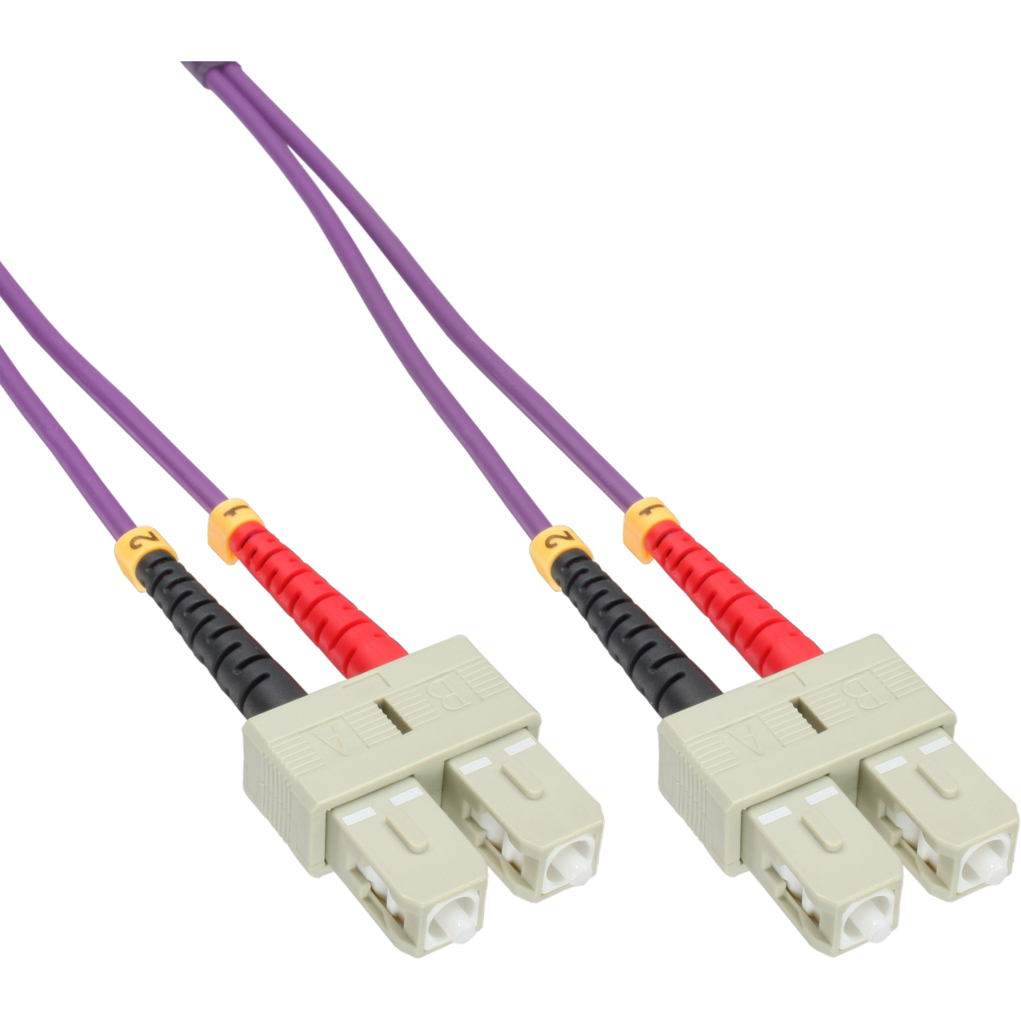 Inline® LWL Duplex Kabel, SC/SC, 50/125µm, OM4, 7,5m