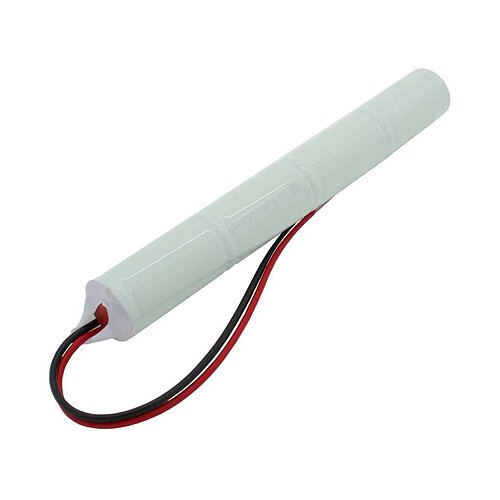 Notleuchtenakku NiMH 4,8V 2500mAh L1x4 Sub-C mit 200mm Kabel einseitig Notleuchtenakku NiMH 4,8V 2500mAh L1x4 Sub-C mit 200mm Kabel einseitig