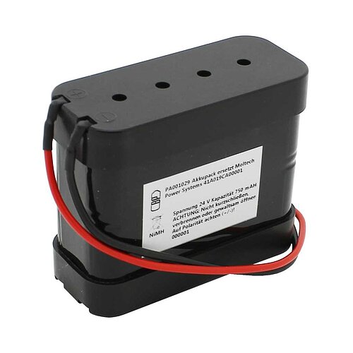 Akkupack NiMH 24V 750mAh ersetzt Moltech Power Systems 41A019CA00001