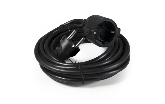 Netzkabel Schutzkontakt-Verlängerung McPower, 5m, 1,5mm², schwarz Netzkabel Schutzkontakt-Verlängerung McPower, 5m, 1,5mm², schwarz