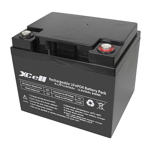 XCELL LiFePO4 LFP1250L 12,8V 50Ah 640Wh XCELL LiFePO4 LFP1250L 12,8V 50Ah 640Wh
