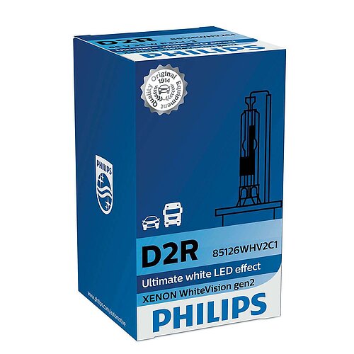 Philips D2R 85V 35W P32d-3 WhiteVision Gen2 5000K Xenon