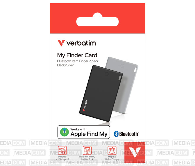 Tracker, My Finder Card, MYFCR-02BS, schwarz-silber