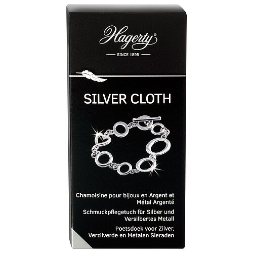 12x Hagerty - Schmuckpflegtetuch für Silber- 36x30cm