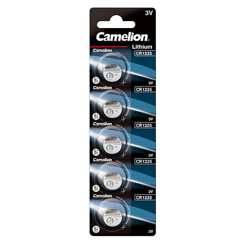 Camelion CR1225 Lithium Knopfzelle 3V - 5 Batterien