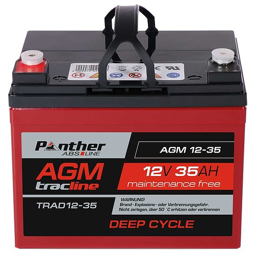 Panther tracline AGM Deep Cycle 12V 35Ah alternativ für MP36-12C Panther tracline AGM Deep Cycle 12V 35Ah alternativ für MP36-12C